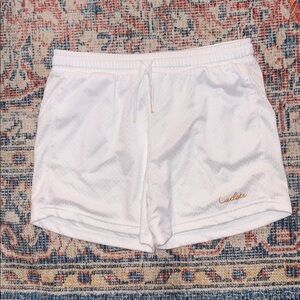 Cadets Check Out Mesh Shorts in White SZ 8/10 (28-31” Waist) NWOT